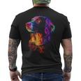 Munsterlander Dog Graphic Pet Colourful Munsterlander T-Shirt mit Rückendruck