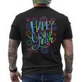 New Year's Eve Party Supplies Nye 2025 Happy New Year T-Shirt mit Rückendruck