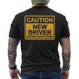 Nuevo Conductor Divertido Precaución Be Afraid Nuevo Conductor Regalo Camiseta Hombre Estampado Espalda