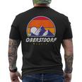 Oberstdorf Bayern Germany Retro 80S Ski Holidays T-Shirt mit Rückendruck