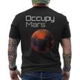 Occupy Mars Planet Mars Conquer T-Shirt mit Rückendruck