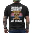 Official Ronaldo Sleep Personalised S T-Shirt mit Rückendruck