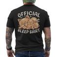 Official Sleep Pomeranian Dog With Puppy T-Shirt mit Rückendruck