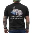 Official Sleep Samoyed Samoyed Samoyed Owner T-Shirt mit Rückendruck