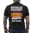 Official Sophie Sleep Personalised S T-Shirt mit Rückendruck