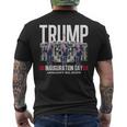 Old Donald Trump Dance Inauguration Day 2025 47Th Usa Flag Men's T-shirt Back Print