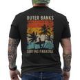 Outer Banks North Carolina Usa Surf S T-Shirt mit Rückendruck