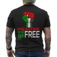 Palestine Will Be Free Camisa Con La Bandera De Palestina Camiseta Hombre Estampado Espalda