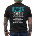 Papa Gmbh Firma Saying Business Father Family T-Shirt mit Rückendruck