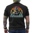 Papasaurus RexRex Dinosaurio Papa Saurus Diseño De Camiseta Hombre Estampado Espalda