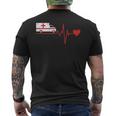 Paramedic With Emergency Service Driver Ekg T-Shirt mit Rückendruck