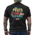 Peace Sign Symbol Love Harmony Kindness Pacifist Freedom Men's Back Print T-Shirt