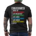 My Perfect Dayideo Games Cool Gamer T-Shirt mit Rückendruck