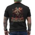 Perséfone Del Renacido Con Letras Camiseta Hombre Estampado Espalda