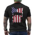 Pig Farm 4th Of July USA Flag US America Vintage Men's Back Print T-Shirt