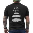 Pizza En Capas Individuales Camiseta Hombre Estampado Espalda