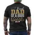 Proud Dad Of A 2025 Graduate Dad Graduation 2025 Father Men's T-shirt Back Print