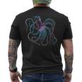 Psychedelic Octopus Octopus T-Shirt mit Rückendruck