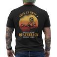 Quarterback Funny Football Quaterback Men's Back Print T-Shirt