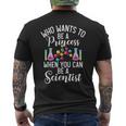 Quién Quiere Ser Princesa Cuando Puedes Ser Un Nerd Científico Camiseta Hombre Estampado Espalda