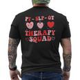 Therapy Squad Slp Ot Pt Team Cute Valentine's Day Men's T-shirt Back Print