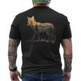 Renard Forêt Nature Amoureux Montagnes Camping Chasse T-shirt imprimé au dos