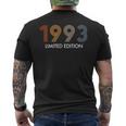 Retro 28 Year Old 1993 Limited Edition 28Th Birthday T-Shirt mit Rückendruck