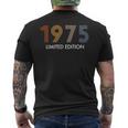 Retro 49 Yearsintage 1975 Limited Edition 49Th Birthday T-Shirt mit Rückendruck