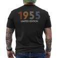 Retro 70 Jahre Jahrgang 1955 Limited Edition 70 Geburtstag T-Shirt mit Rückendruck