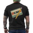 Retro Cassettes With Pencil 80S And 90S Nostalgiainta T-Shirt mit Rückendruck