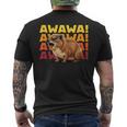 Rock Hyrax Lover Awawa Marmot Dassie T-Shirt mit Rückendruck