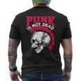 Rock And Roll Musik & Festival I Damen & Herren Punk Is Not Dead I Punker & Anarquía Para Punk Rock Small Camiseta Hombre Estampado Espalda