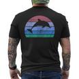 Save The Dolphin Endangered Species Tee Men's Back Print T-Shirt