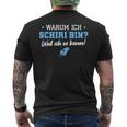 Schiri Weil Ich Es Kann Impartiteiischer Referee T-Shirt mit Rückendruck