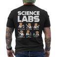 Science Labs Dogs Labrador Retriever Science Teacher Men's Back Print T-Shirt