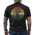 Scottish Highland Cattle Highland Cattle Farmer T-Shirt mit Rückendruck