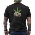 Sea Otter Smoking Weed Cannabis Blunt 420 Thc Stoner T-Shirt mit Rückendruck