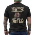 Seguro Que Puedes Confiar En El Gobierno Solo Pregúntale A Un Indio Camiseta Hombre Estampado Espalda