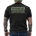 Shenanigans Supervisor Men's Back Print T-Shirt
