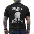 Silkie Chicken Silky Smooth Men's Back Print T-Shirt