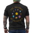 Sistema Solar Planetas Equilibrio De Los Cuerpos Celestes Camiseta Hombre Estampado Espalda