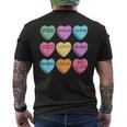Skibidi Valentine's Day Valentine's Day Rizz No Cap Men's T-shirt Back Print