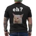 Smudge The Cat Dinner Cat Meme T-Shirt mit Rückendruck