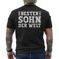 Sohnon Eltern Für Den Besten Sohn Der Welt German Langu T-Shirt mit Rückendruck