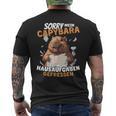 Sorry Mein Capybara Hat Meine Hausaufgaben Gefressen T-Shirt mit Rückendruck