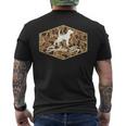 Southern Boy Camouflage Hunting Dog Hello Hunting Season Men's T-shirt Back Print