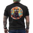 Staffordshire Staffordshire Bull Terrier Staffy Dog Staffordshire Camiseta Hombre Estampado Espalda