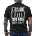 Straight Outta 1995 30Th Birthday Thirty Dirty Vintage Men's T-shirt Back Print