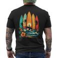 Surfboarder Hawaii Wave Surfing Beach Surfer Men's T-shirt Back Print Surfboarder Hawaii Wave Surfing Beach Surfer Men's T-shirt Back Print