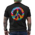 Symbole De Paix Tie-Dye Bohème Paix Harmonie Paix Et Unité T-shirt imprimé au dos